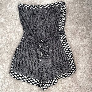 Strapless Romper